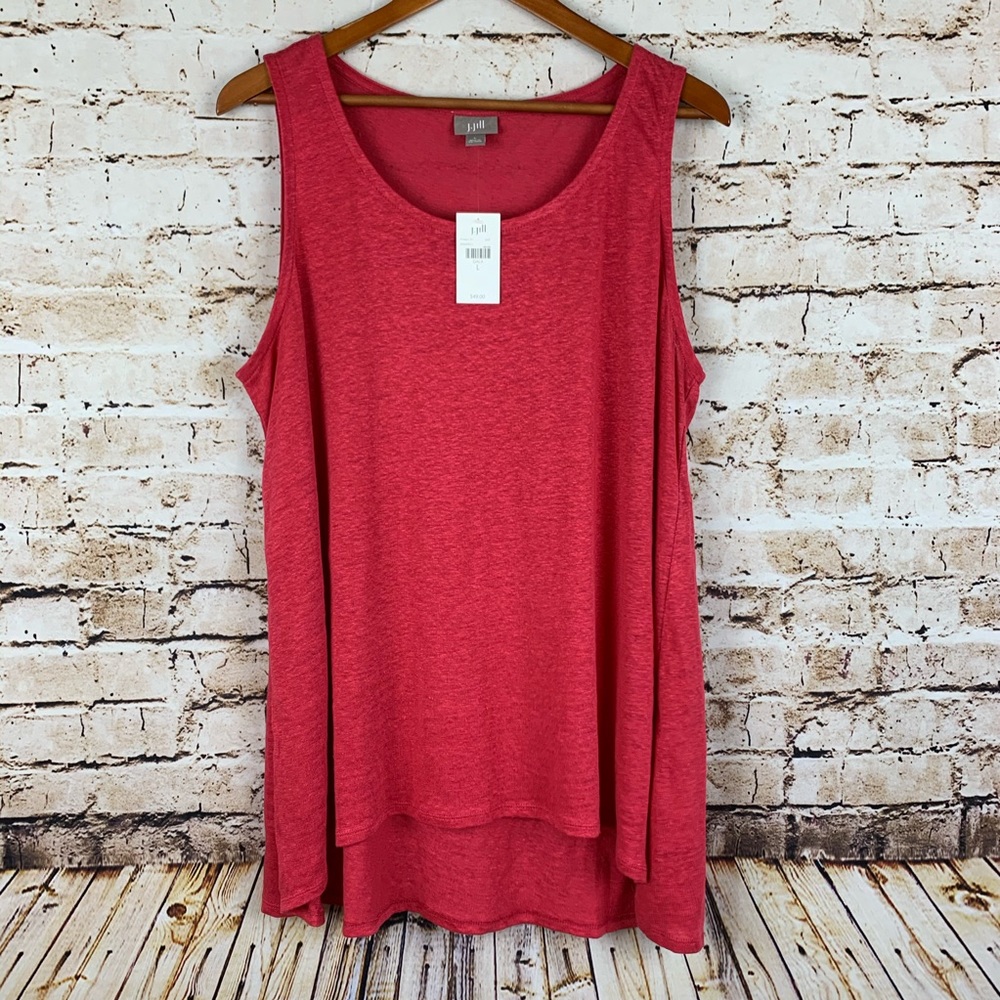 j. jill NWT Gala Sleeveless Linen Top